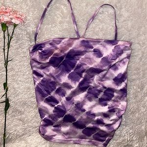 Laced Back Tank Top 🤍💜🤍💜